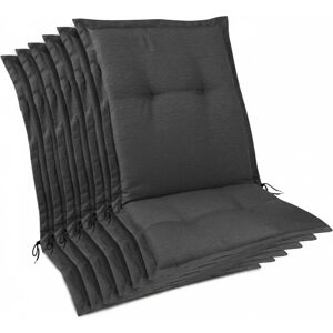 Beautissu 6er Set Premium Gartenstuhlauflage Niedriglehner 105x50x7cm Anthrazit Beautissu 6er Set Premium Gartenstuhlauflage Niedriglehner 105x50x7cm Anthrazit