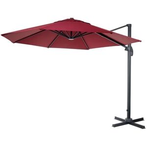 MCW Ampelschirm A96 Ø 3m Alu/Stahl Bordeaux ohne Ständer Drehbar MCW Ampelschirm A96 Ø 3m Alu/Stahl Bordeaux ohne Ständer Drehbar