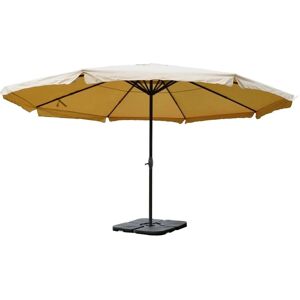 MCW Sonnenschirm Carpi Pro Ø5m Creme mit Ständer MCW Sonnenschirm Carpi Pro Ø5m Creme mit Ständer