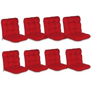 Beautissu Flair NL Niederlehner 100x50x8cm Rot 8tlg Beautissu Flair NL Niederlehner 100x50x8cm Rot 8tlg
