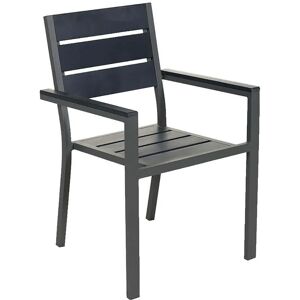 Home Deluxe Gartenstuhl Madera Aluminium Hellgrau 12er-Set Home Deluxe Gartenstuhl Madera Aluminium Hellgrau 12er-Set