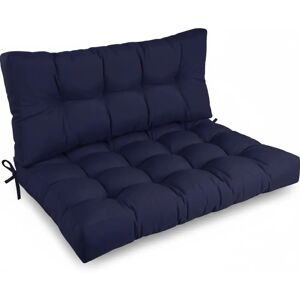 Beautissu ECO Style Palettenkissen Sitz 120x80x15cm Dunkelblau + Rücken 1tlg Beautissu ECO Style Palettenkissen Sitz 120x80x15cm Dunkelblau + Rücken 1tlg
