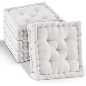 Beautissu Mila Stuhlkissen 50x50x10cm Natur 4tlg Beautissu Mila Stuhlkissen 50x50x10cm Natur 4tlg