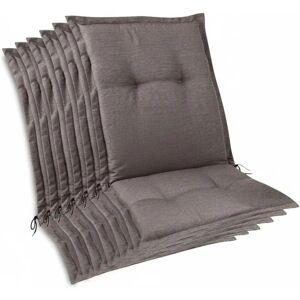 Beautissu 6er Set Premium Gartenstuhlauflage Niedriglehner 105x50x7cm Taupe Beautissu 6er Set Premium Gartenstuhlauflage Niedriglehner 105x50x7cm Taupe
