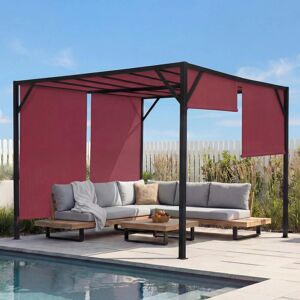 MCW Pergola Beja 3x3m Bordeaux MCW Pergola Beja 3x3m Bordeaux