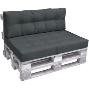 Beautissu ECO Elements Palettenkissen Sitz + Rücken Graphitgrau 1tlg Beautissu ECO Elements Palettenkissen Sitz + Rücken Graphitgrau 1tlg
