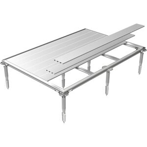 Biohort SmartBase Plus - silberfarbene Aluminium-Kabinenbasis Biohort SmartBase Plus - silberfarbene Aluminium-Kabinenbasis