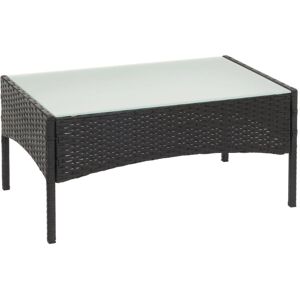 MCW Poly-Rattan Gartentisch Hamar anthrazit MCW Poly-Rattan Gartentisch Hamar anthrazit