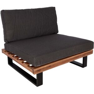 MCW Lounge-Sessel H54 Braun Polster Dunkelgrau MCW Lounge-Sessel H54 Braun Polster Dunkelgrau