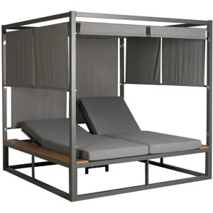 MCW Lounge-Gartenliege M63 Hellgrau MCW Lounge-Gartenliege M63 Hellgrau