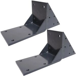 MCW 2er-Set Dachsparrenadapter für Kassetten-Markise H122 H123 Dachsparren Halterung Adapter anthraz MCW 2er-Set Dachsparrenadapter für Kassetten-Markise H122 H123 Dachsparren Halterung Adapter anthraz