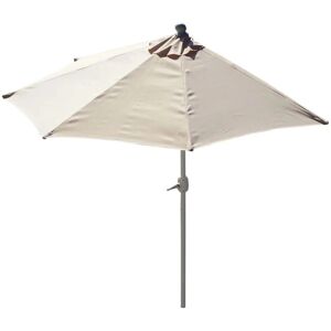 MCW Sonnenschirm Lorca Halbrund 3m UV 50+ 300cm Creme ohne Ständer MCW Sonnenschirm Lorca Halbrund 3m UV 50+ 300cm Creme ohne Ständer