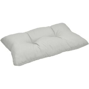 Beautissu Xluna Loungekissen Rücken 50x40x12cm Hellgrau Beautissu Xluna Loungekissen Rücken 50x40x12cm Hellgrau