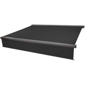 MCW Kassetten-Markise H124 Volant Ausfahrbar 4x3m Polyester Anthrazit Grau MCW Kassetten-Markise H124 Volant Ausfahrbar 4x3m Polyester Anthrazit Grau
