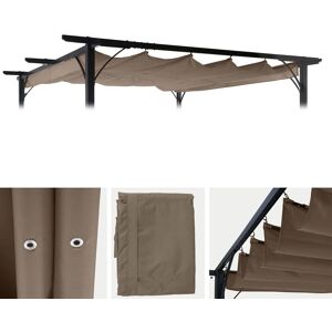 MCW Ersatzbezug Dach Pergola C42 3x3m Taupe-Braun MCW Ersatzbezug Dach Pergola C42 3x3m Taupe-Braun