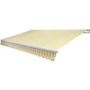 MCW Alu-Markise H790 4x3m Acryl Gelb/Weiß MCW Alu-Markise H790 4x3m Acryl Gelb/Weiß