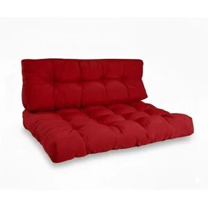 Beautissu ECO Style Palettenkissen Sitz 120x80x15cm Rot + Rücken 1tlg Beautissu ECO Style Palettenkissen Sitz 120x80x15cm Rot + Rücken 1tlg