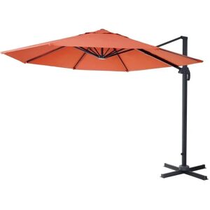 MCW Ampelschirm A96 Ø 3m Alu/Stahl Terracotta ohne Ständer Drehbar MCW Ampelschirm A96 Ø 3m Alu/Stahl Terracotta ohne Ständer Drehbar