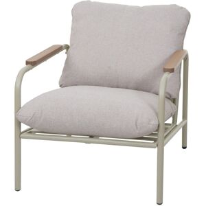 MCW Aluminium-Gartensessel O11 Olefin Stoff/Textil Hellgrün Polster Beige MCW Aluminium-Gartensessel O11 Olefin Stoff/Textil Hellgrün Polster Beige