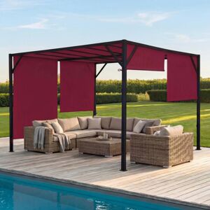 MCW Pergola Beja 4x4m Bordeaux MCW Pergola Beja 4x4m Bordeaux
