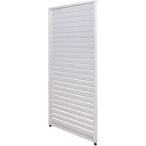 MCW Lamellenwand Für Pergola P65 Aluminium 220x90cm Weiß MCW Lamellenwand Für Pergola P65 Aluminium 220x90cm Weiß
