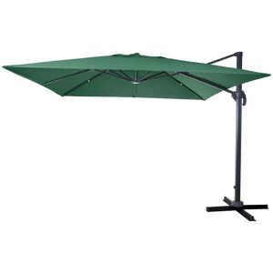 MCW Ampelschirm A96 3x3m Alu/Stahl Dunkelgrün ohne Ständer Drehbar MCW Ampelschirm A96 3x3m Alu/Stahl Dunkelgrün ohne Ständer Drehbar