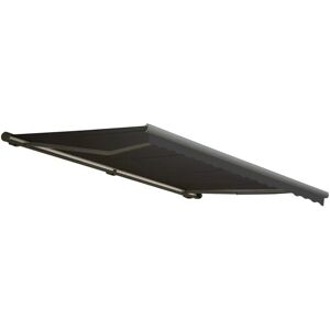 MCW Kassetten-Markise H123 mit Volant 4,5x3m Polyester Anthrazit Grau MCW Kassetten-Markise H123 mit Volant 4,5x3m Polyester Anthrazit Grau