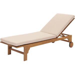 MCW Sonnenliege N48 Massiv-Holz Akazie Kissen Creme-Beige MCW Sonnenliege N48 Massiv-Holz Akazie Kissen Creme-Beige