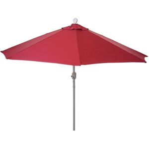 MCW Sonnenschirm Lorca Halbrund 2,7m UV 50+ 270cm Bordeaux ohne Ständer MCW Sonnenschirm Lorca Halbrund 2,7m UV 50+ 270cm Bordeaux ohne Ständer