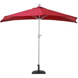 MCW Sonnenschirm Lorca Halbrund 3m UV 50+ 300cm Bordeaux mit Ständer MCW Sonnenschirm Lorca Halbrund 3m UV 50+ 300cm Bordeaux mit Ständer