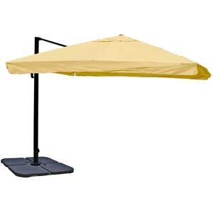 MCW Ampelschirm A96 3x3m Alu/Stahl Flap Creme mit Ständer MCW Ampelschirm A96 3x3m Alu/Stahl Flap Creme mit Ständer