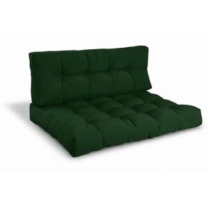 Beautissu ECO Style Palettenkissen Sitz 120x80x15cm Dunkelgrün + Rücken 1tlg Beautissu ECO Style Palettenkissen Sitz 120x80x15cm Dunkelgrün + Rücken 1tlg