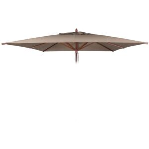 MCW Ersatz-Bezug Für Gastronomie Holz-Sonnenschirm C57b Eckig 3x3m Polyester Taupe MCW Ersatz-Bezug Für Gastronomie Holz-Sonnenschirm C57b Eckig 3x3m Polyester Taupe