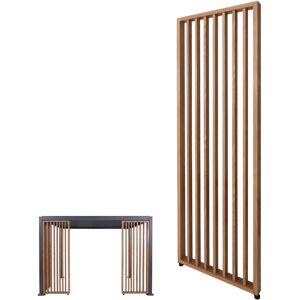 MCW Seitenwand Für Pergola P65 Aluminium 220x68cm Holzoptik MCW Seitenwand Für Pergola P65 Aluminium 220x68cm Holzoptik