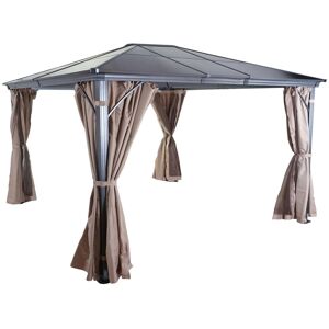 MCW Hardtop Pergola C74 Kunststoff-Dach Seitenwand + Moskitonetz Alu 3x3,6m MCW Hardtop Pergola C74 Kunststoff-Dach Seitenwand + Moskitonetz Alu 3x3,6m