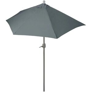 MCW Sonnenschirm Lorca Halbrund 3m UV 50+ 300cm Anthrazit ohne Ständer MCW Sonnenschirm Lorca Halbrund 3m UV 50+ 300cm Anthrazit ohne Ständer