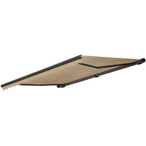 MCW Kassetten-Markise H124 mit Volant 5x3m Polyester Creme Anthrazit MCW Kassetten-Markise H124 mit Volant 5x3m Polyester Creme Anthrazit