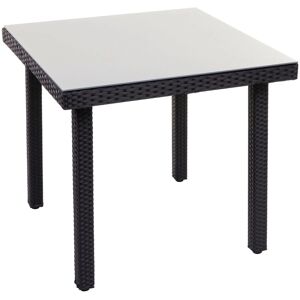 MCW Poly-Rattan Gartentisch Chieti 80x80cm Schwarz MCW Poly-Rattan Gartentisch Chieti 80x80cm Schwarz