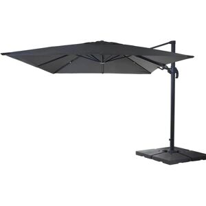 MCW Ampelschirm A96 3x4m Alu Anthrazit mit Ständer MCW Ampelschirm A96 3x4m Alu Anthrazit mit Ständer