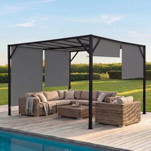 MCW Beja-4x4-g - Pavillon mit verstellbarem Sonnen- und Regenschutz MCW Beja-4x4-g - Pavillon mit verstellbarem Sonnen- und Regenschutz