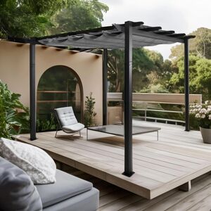 MCW Pergola N93 Grau 3x3m MCW Pergola N93 Grau 3x3m