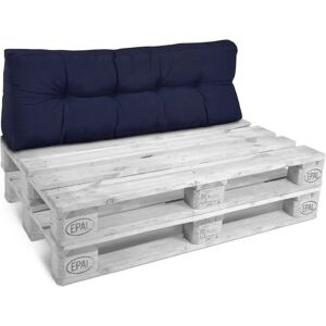 Beautissu ECO Style Palettenkissen Rücken 120x40x10cm Dunkelblau Beautissu ECO Style Palettenkissen Rücken 120x40x10cm Dunkelblau