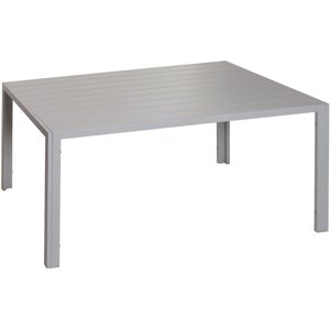MCW Alu-Esstisch N40 Tisch Bistrotisch Gartentisch Balkontisch Wetterfest 140x80cm Hellgrau MCW Alu-Esstisch N40 Tisch Bistrotisch Gartentisch Balkontisch Wetterfest 140x80cm Hellgrau