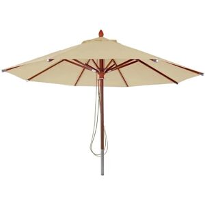 MCW Gastronomie Holz-Sonnenschirm C57 Rund Ø4m Creme MCW Gastronomie Holz-Sonnenschirm C57 Rund Ø4m Creme