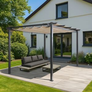 MCW Pergola N93 Creme-Beige 3x4m MCW Pergola N93 Creme-Beige 3x4m