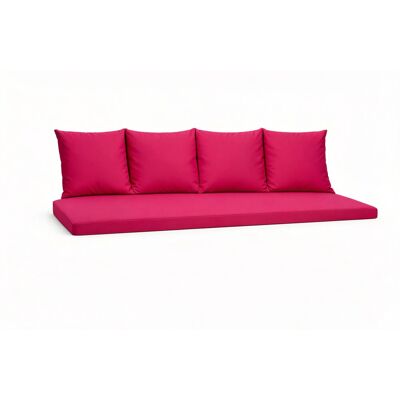 Setgarden Mix Bench Kissen Outdoor Kissen Bankauflage 180x60+4x50x56cm Kissen Für 3-Sitzer Bänke 1tlg Rose Setgarden Mix Bench Kissen Outdoor Kissen Bankauflage 180x60+4x50x56cm Kissen Für 3-Sitzer Bänke 1tlg Rose