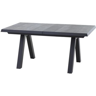 Siena Garden Gartentisch ausziehbar Keramik Wood Grey 90 cm x 160 cm Siena Garden Gartentisch ausziehbar Keramik Wood Grey 90 cm x 160 cm