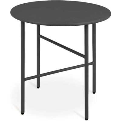 Bomoe Finn Beistelltisch Ø 44x46cm Schwarz Metall Bomoe Finn Beistelltisch Ø 44x46cm Schwarz Metall