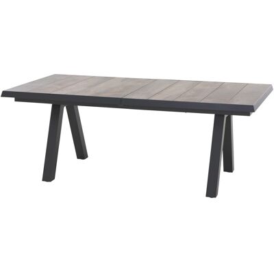 Siena Garden Gartentisch ausziehbar Keramik Washed Grey 100 cm x 200 cm Siena Garden Gartentisch ausziehbar Keramik Washed Grey 100 cm x 200 cm