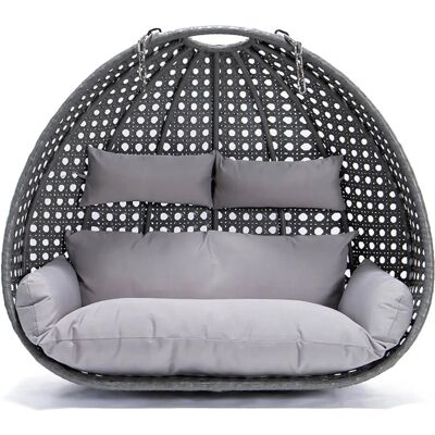 Home Deluxe Zwillings Hängekissen - Polyrattan Home Deluxe Zwillings Hängekissen - Polyrattan